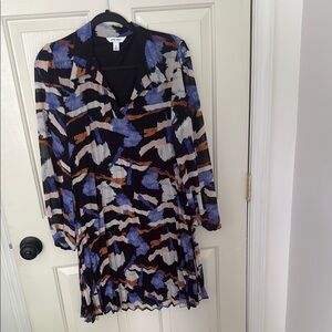 Nine West Multicolor Abstract Dress